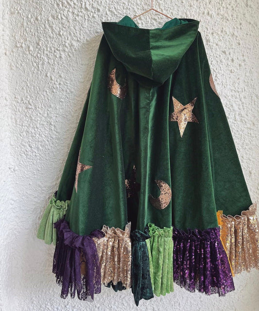 limited edition winifred sanderson hooded velvet cape