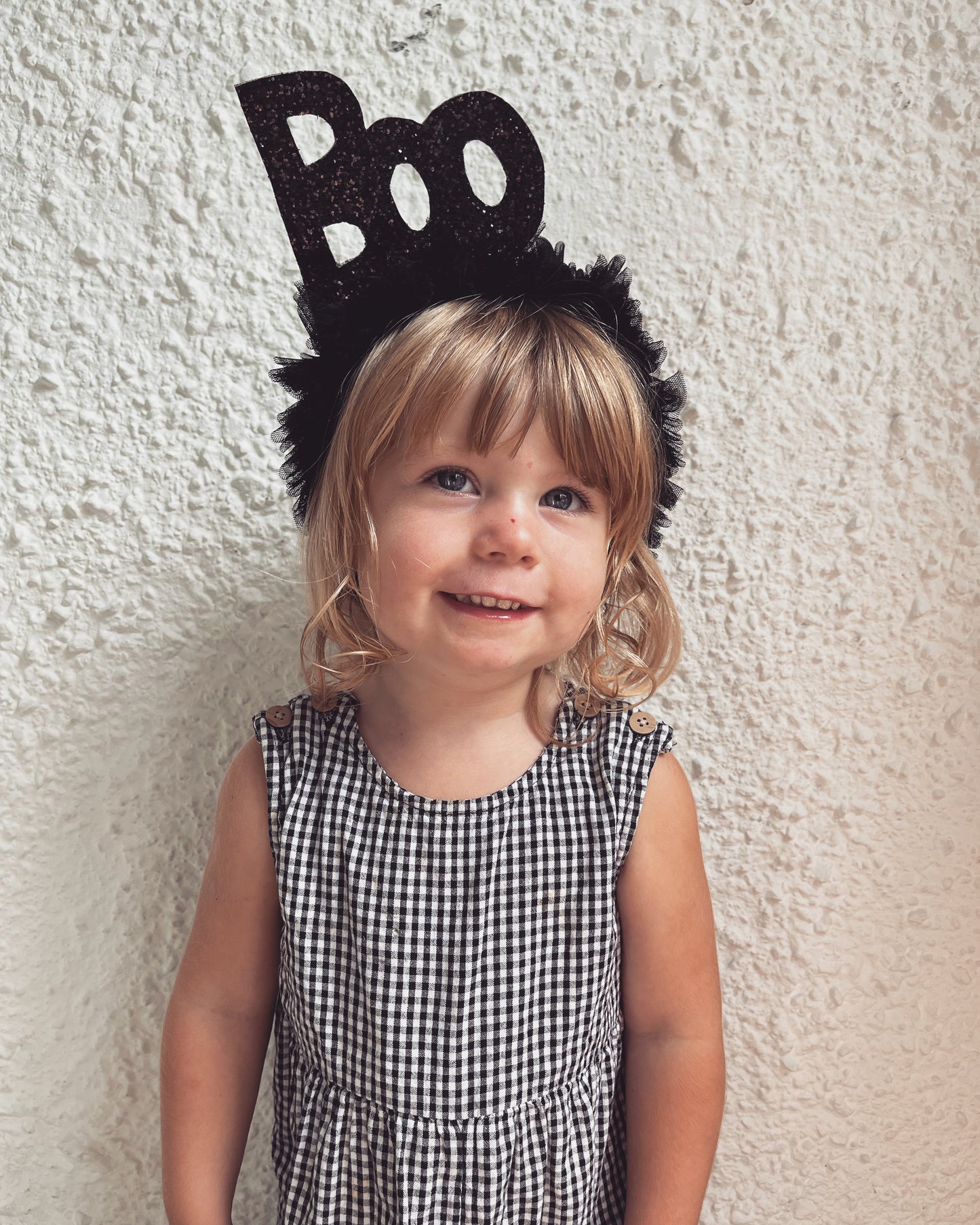 Black boo headband