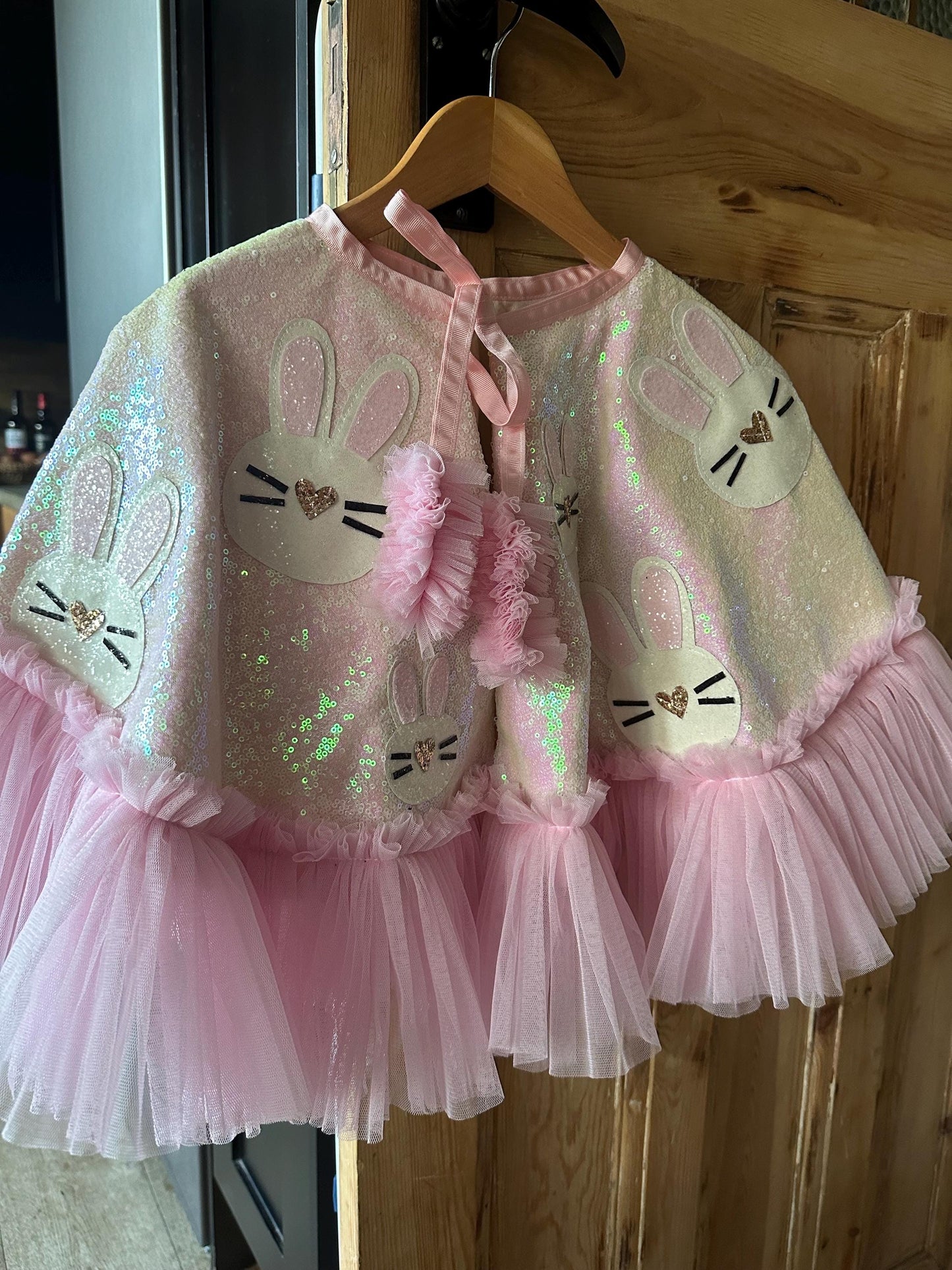 Easter bunny kid cape