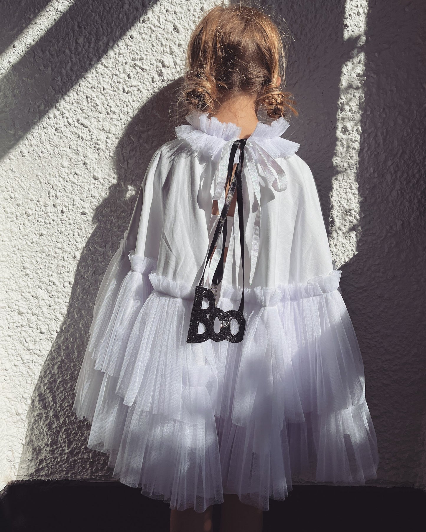 kid ghost tie back cape