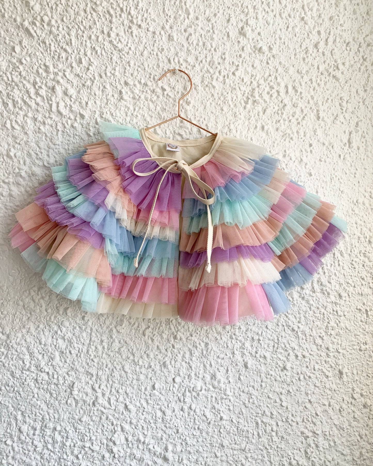 Mama pastel rainbow mash up cape