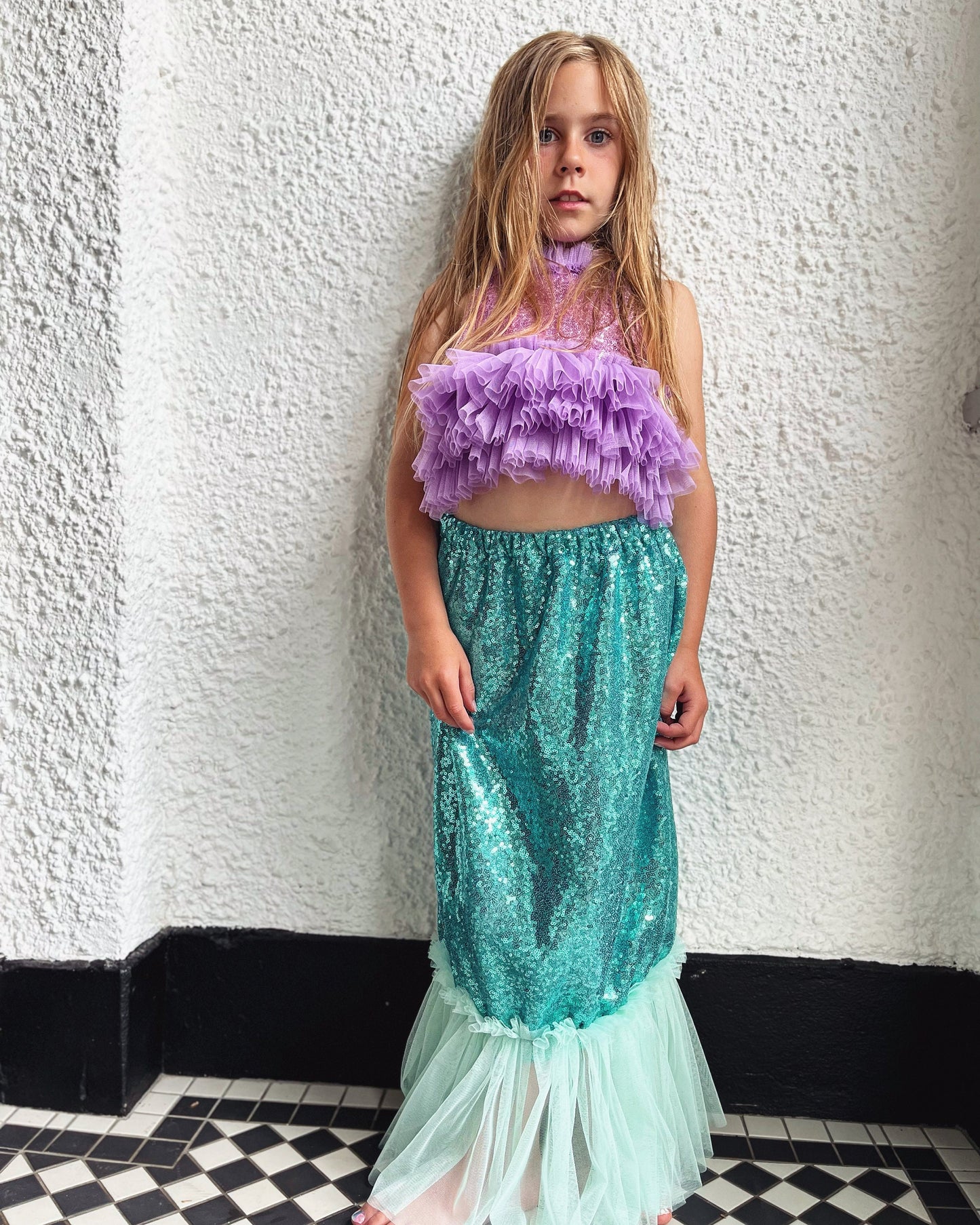 mermaid skirt/top set