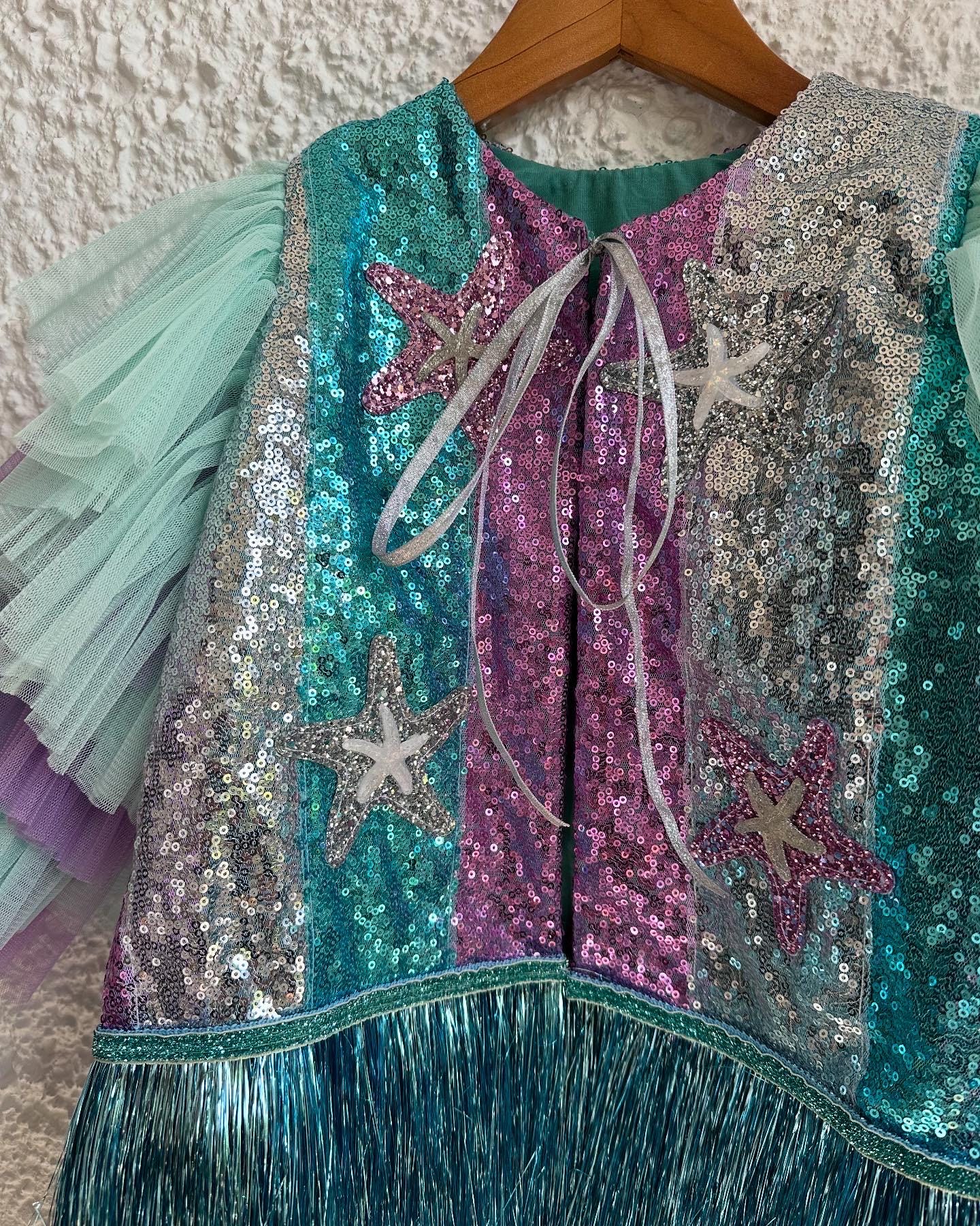 kids little mermaid inspired jacket
