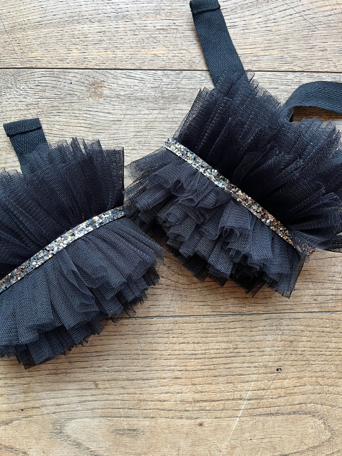 Pretty Kitty ruffle wrist cuffs