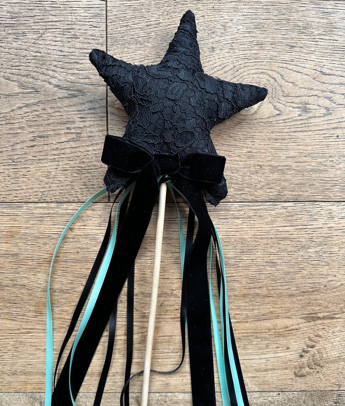 Elphaba inspired collar, wand and hat headband set