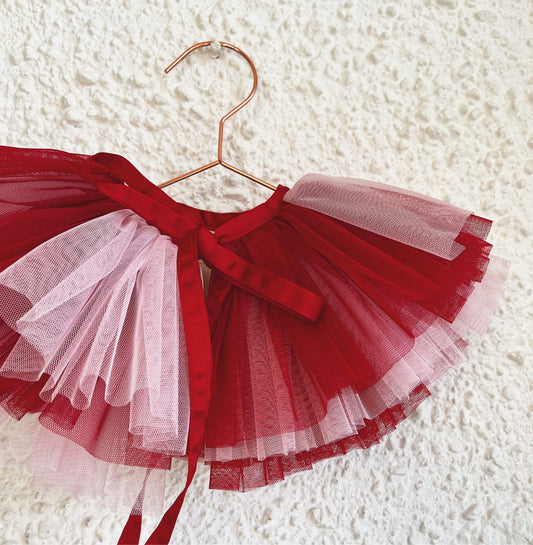 Red/pink mash up collar