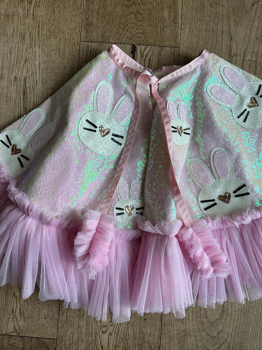 Easter bunny kid cape