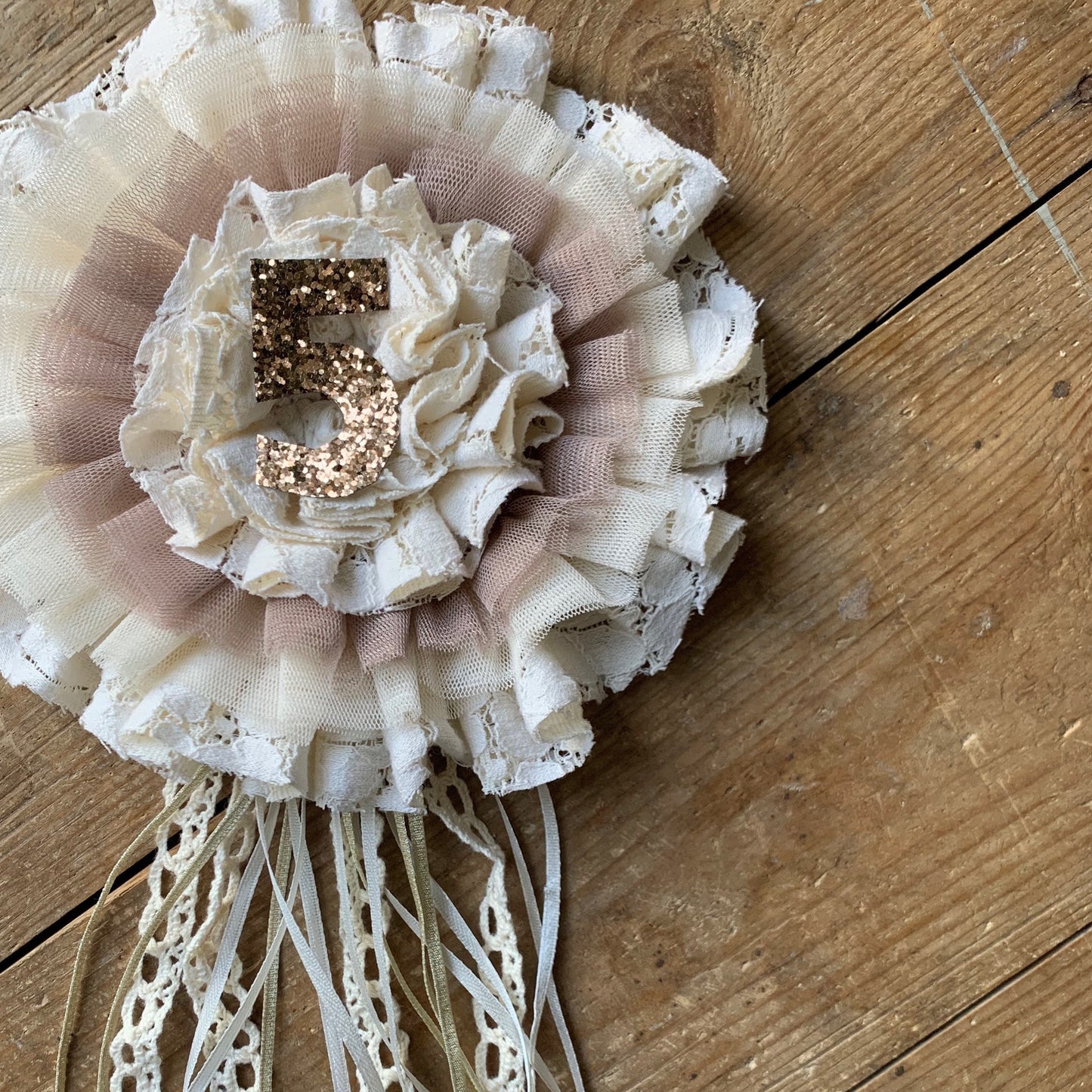 Boho birthday corsage