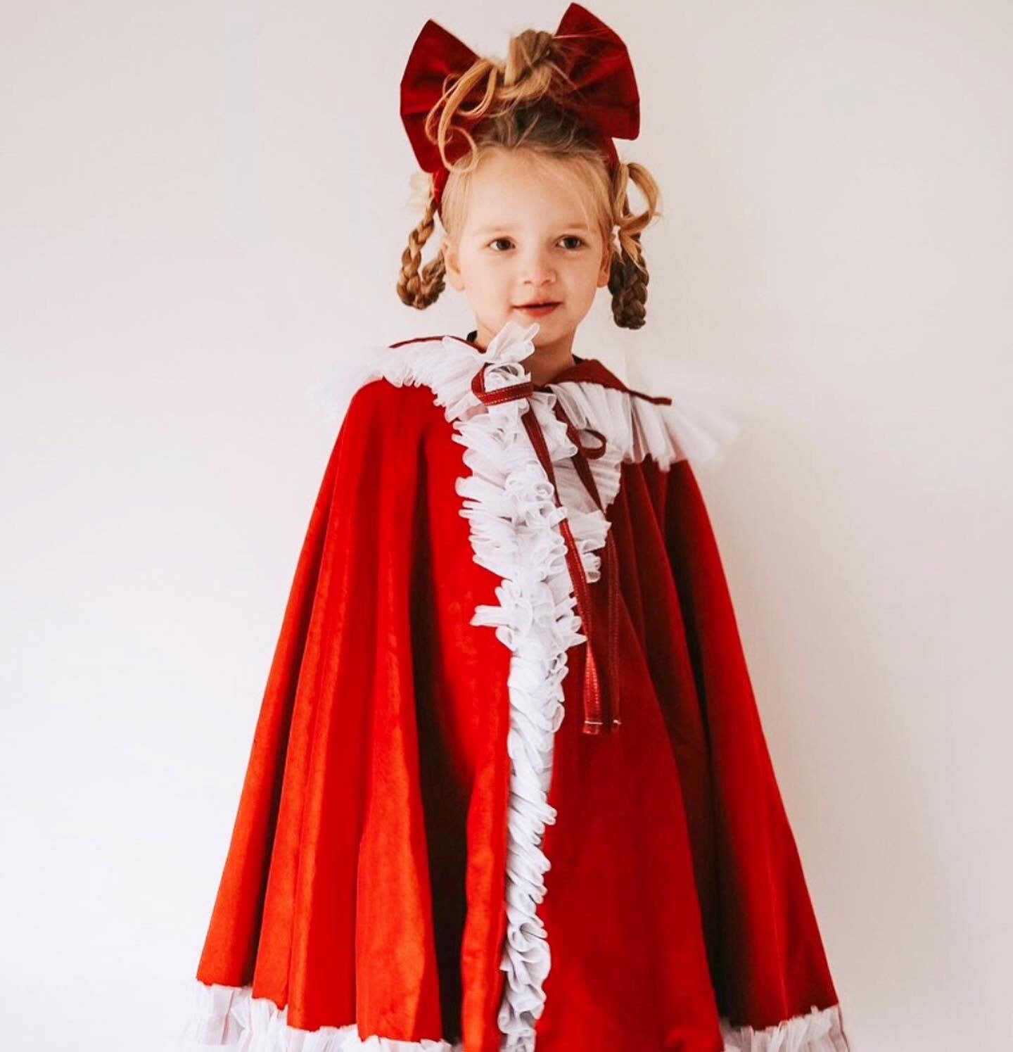 Santa Baby hooded kid cape