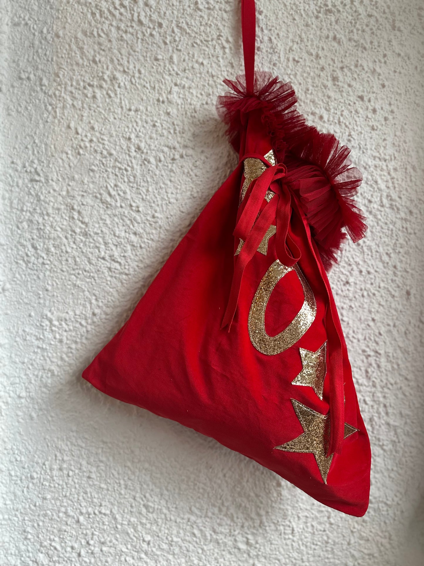 Christmas velvet sacks