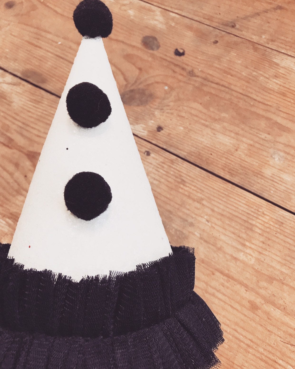 Pierrot clown hat