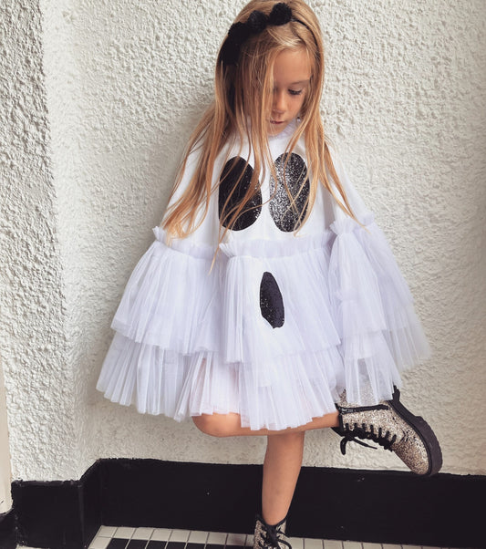 kid ghost tie back cape