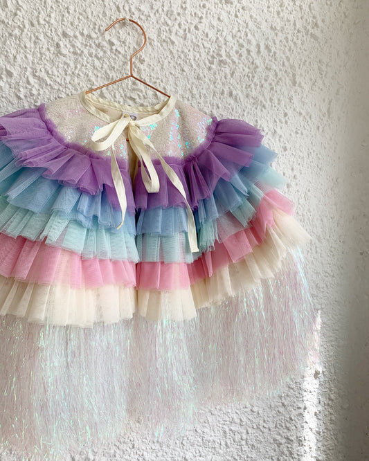 Adult unicorn textured cape