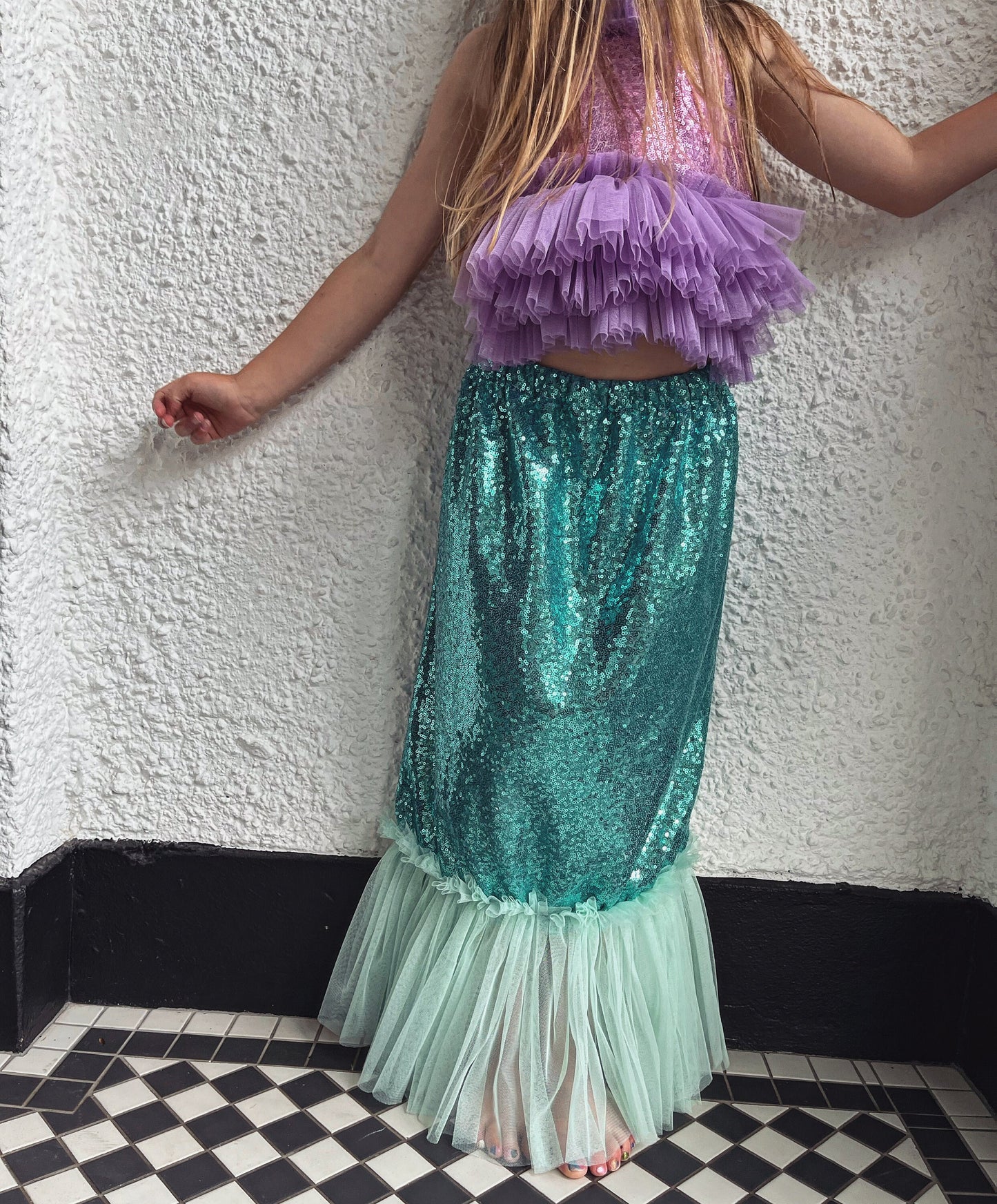 mermaid skirt/top set