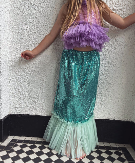 mermaid skirt/top set